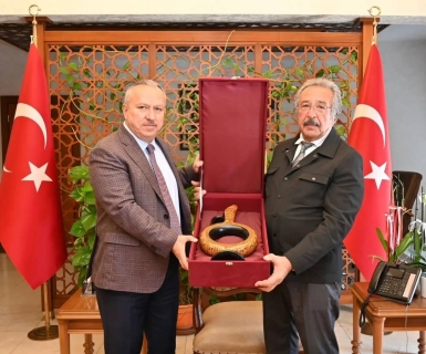 Belediye Başkanımız, Nevşehir Valisi Sn. Ali Fidan'ı makamında ziyaret etti.